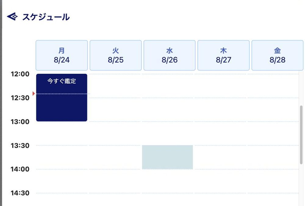 電話占いポラルカの1週間分の待機スケジュール